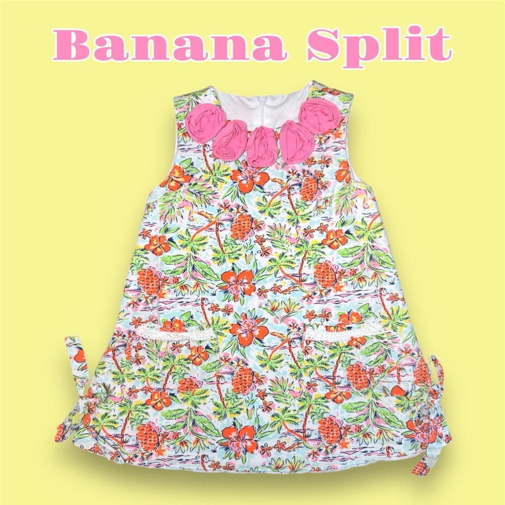 Banana Split Tropical A-Line Dress